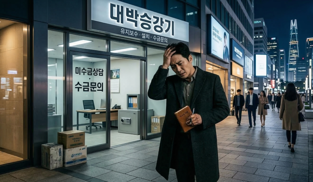 엘리베이터 유지보수 미수금