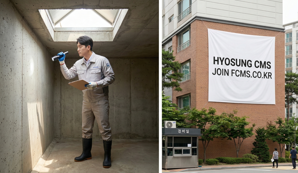 저수조 청소 용역비 수납 관리